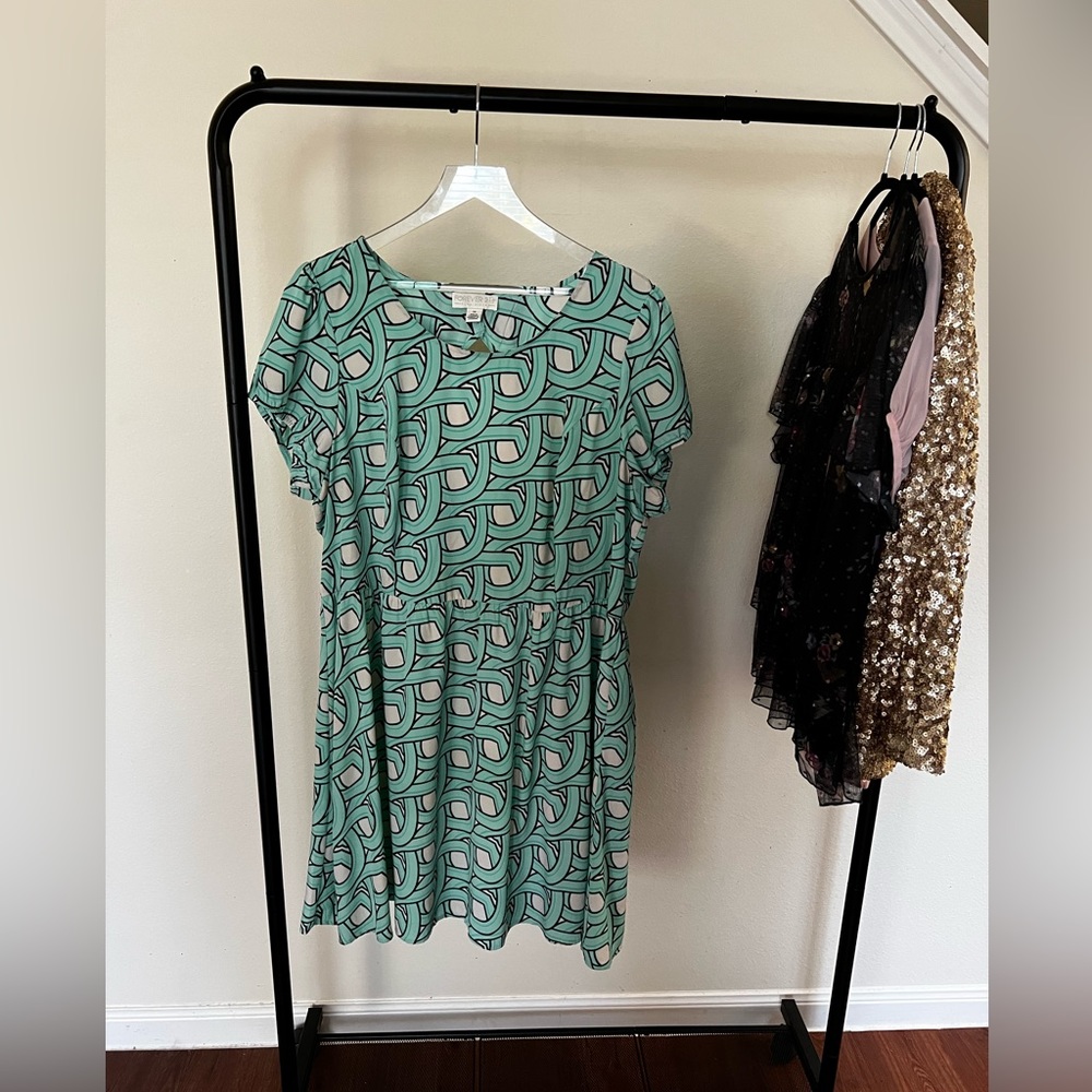 3x Tribal Print Forever 21 Skater Dress